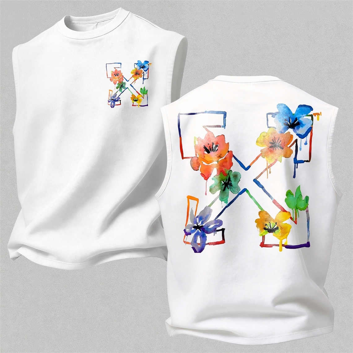 Off-White Print Men's Tank