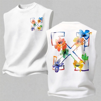 Off-White Print Men's Tank