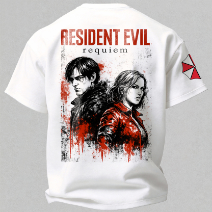 Resident Evil Requiem Printed Oversized Unisex T-shirt