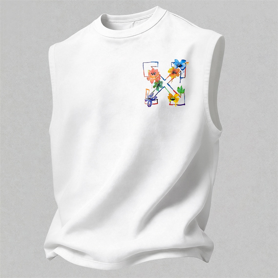 Off-White Print Men's Tank