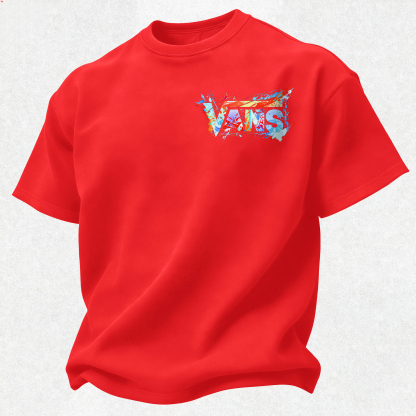 Vans Graffiti Printed Oversized Unisex T-shirt