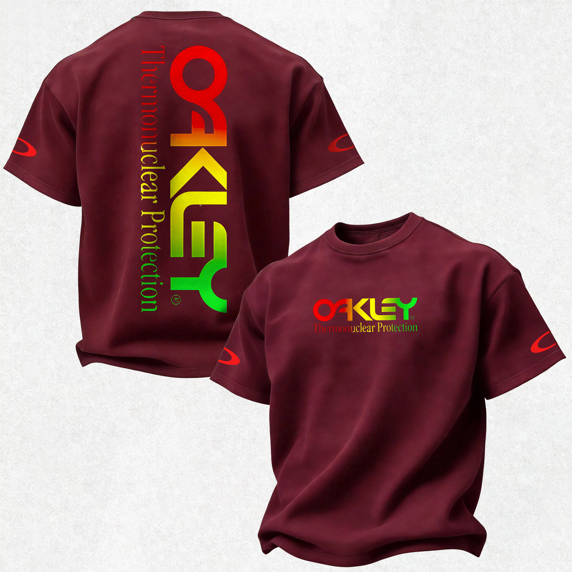 Oakley Thermonuclear Protection Printed Oversized Unisex T-shirt