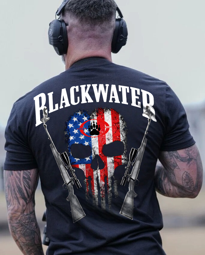 Blackwater Skull Printed Men's T-shirt