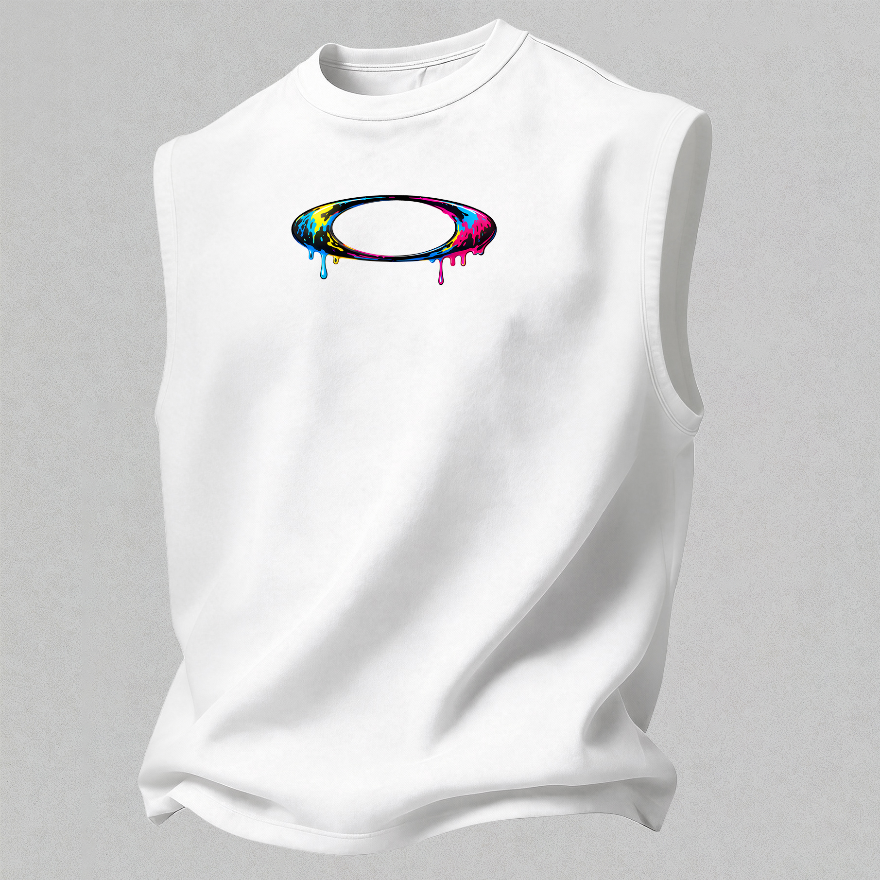 Street Fashion Print Men's Tank