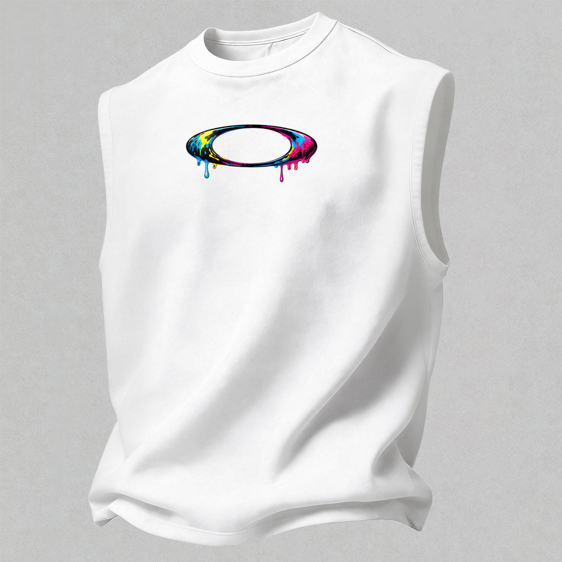 Street Fashion Print Men's Tank