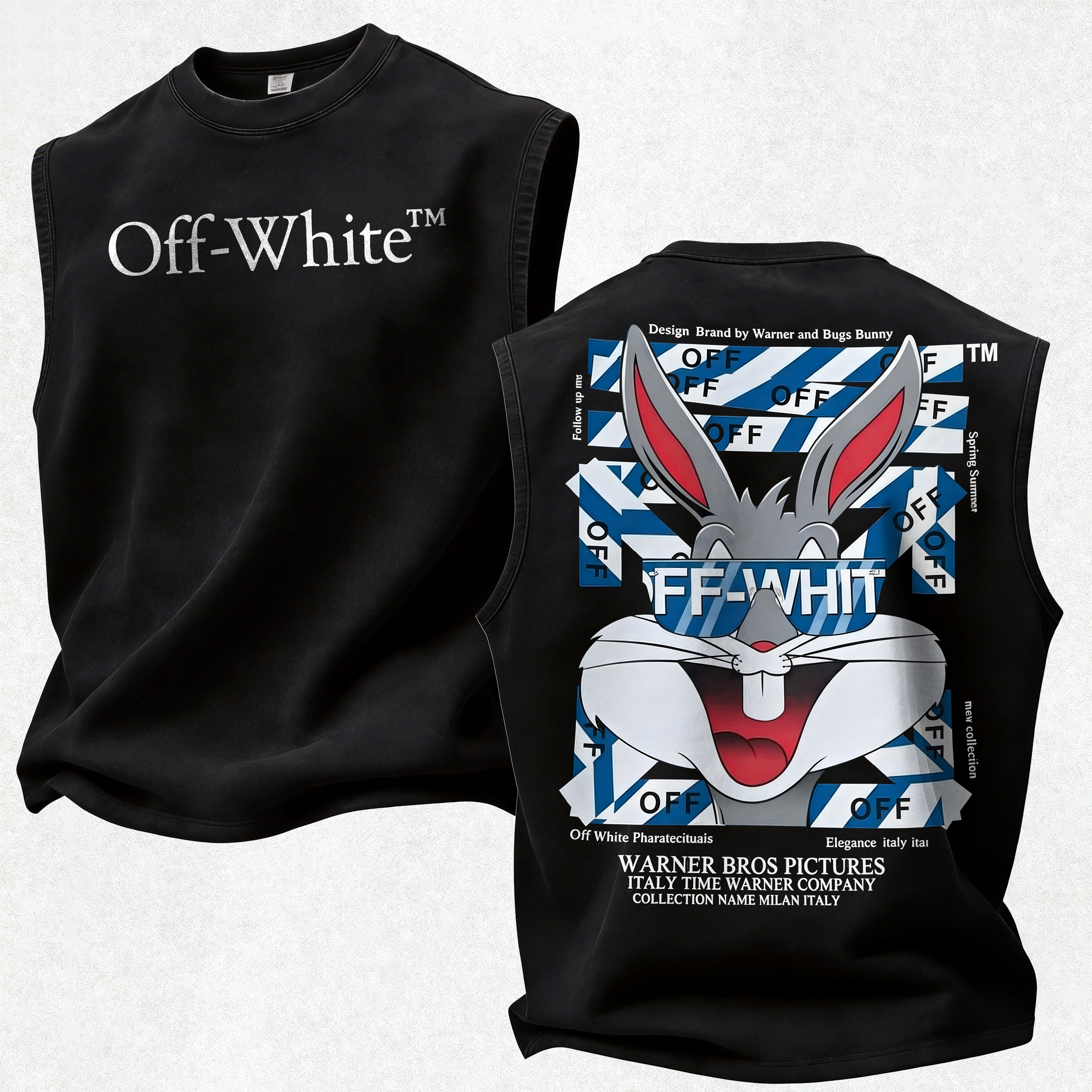 Off-White Print Men's Tank