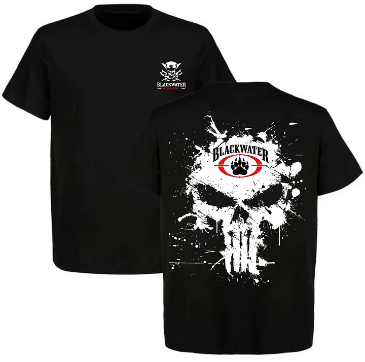 Blackwater Skull Printed Men's T-shirt