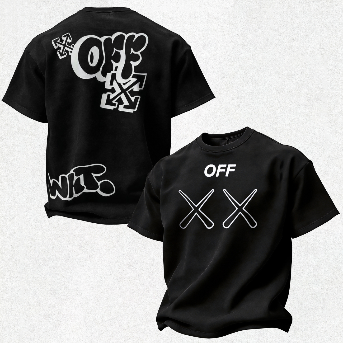 Off-White Printed Oversized Unisex T-shirt