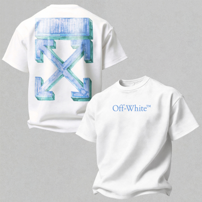 Off-White Printed Oversized Unisex T-shirt