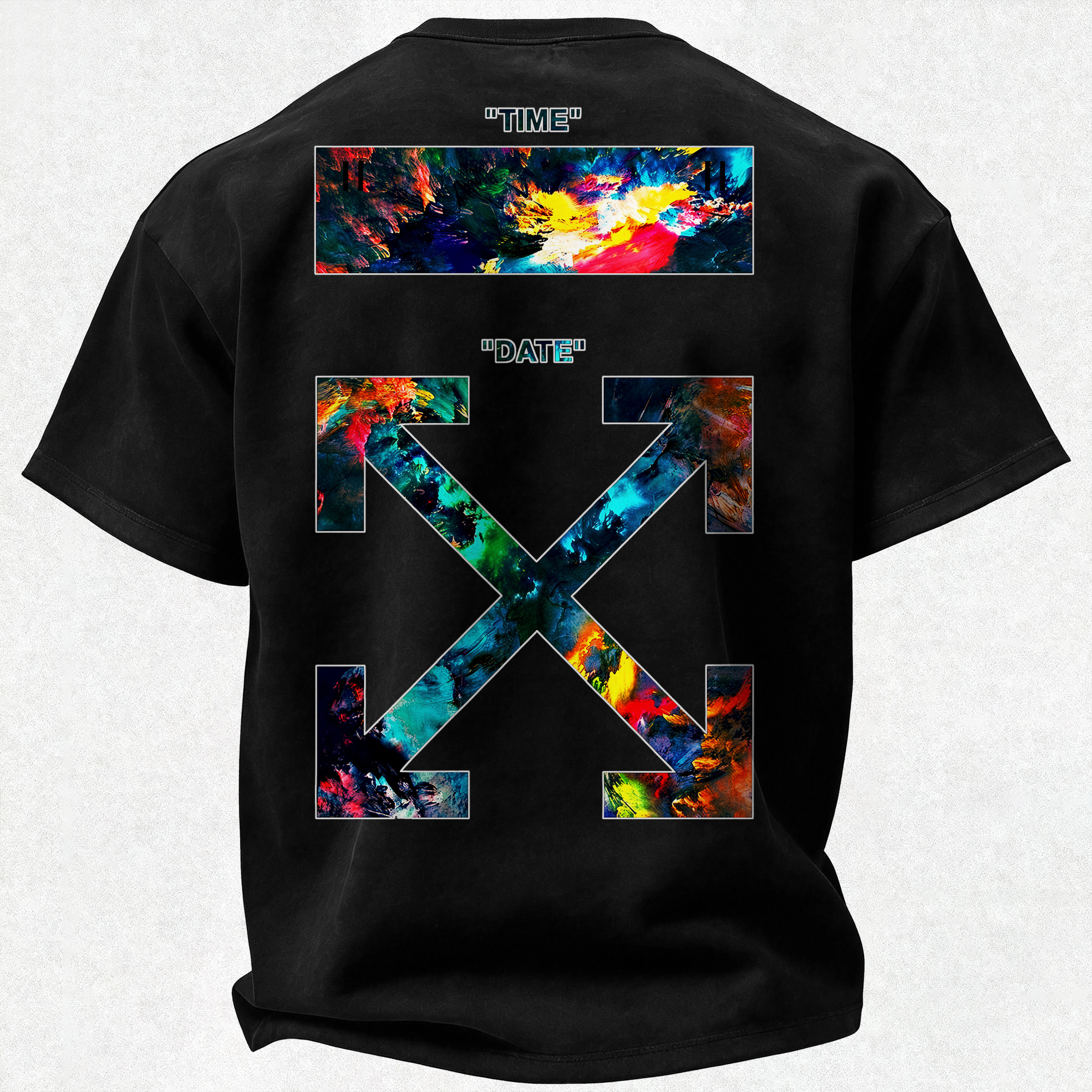 Off-White Printed Oversized Unisex T-shirt