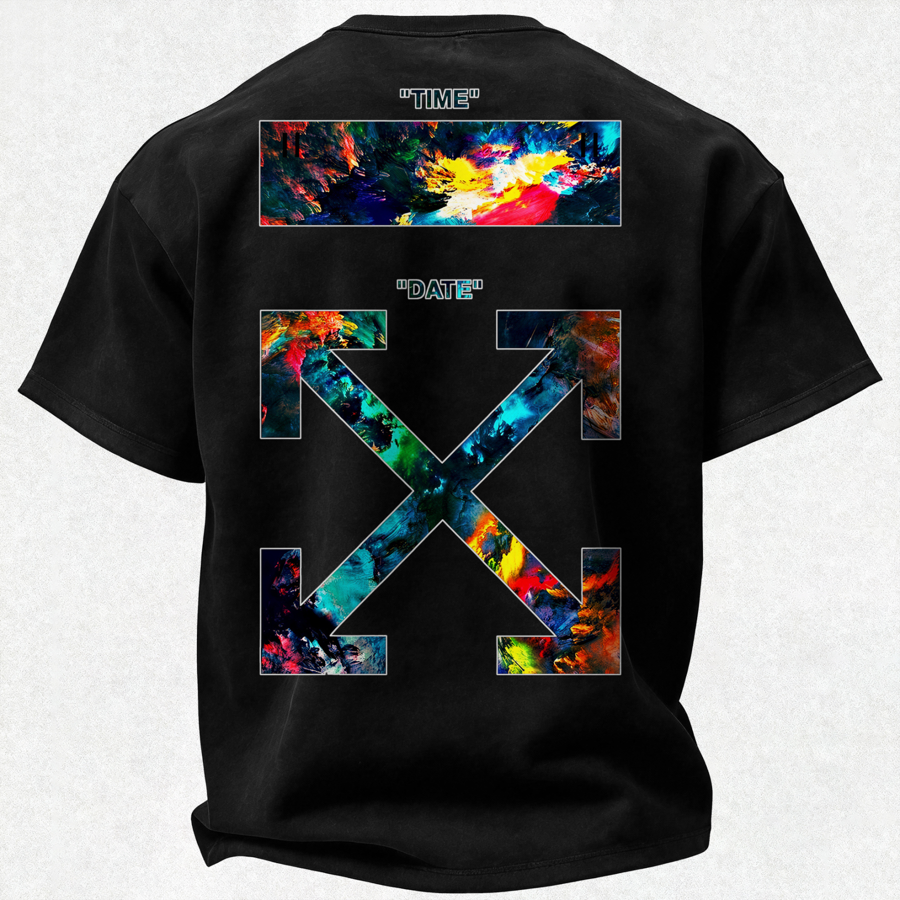 Off-White Printed Oversized Unisex T-shirt