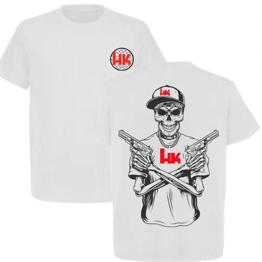 Heckler & Koch Skull Printed Men's T-shirt