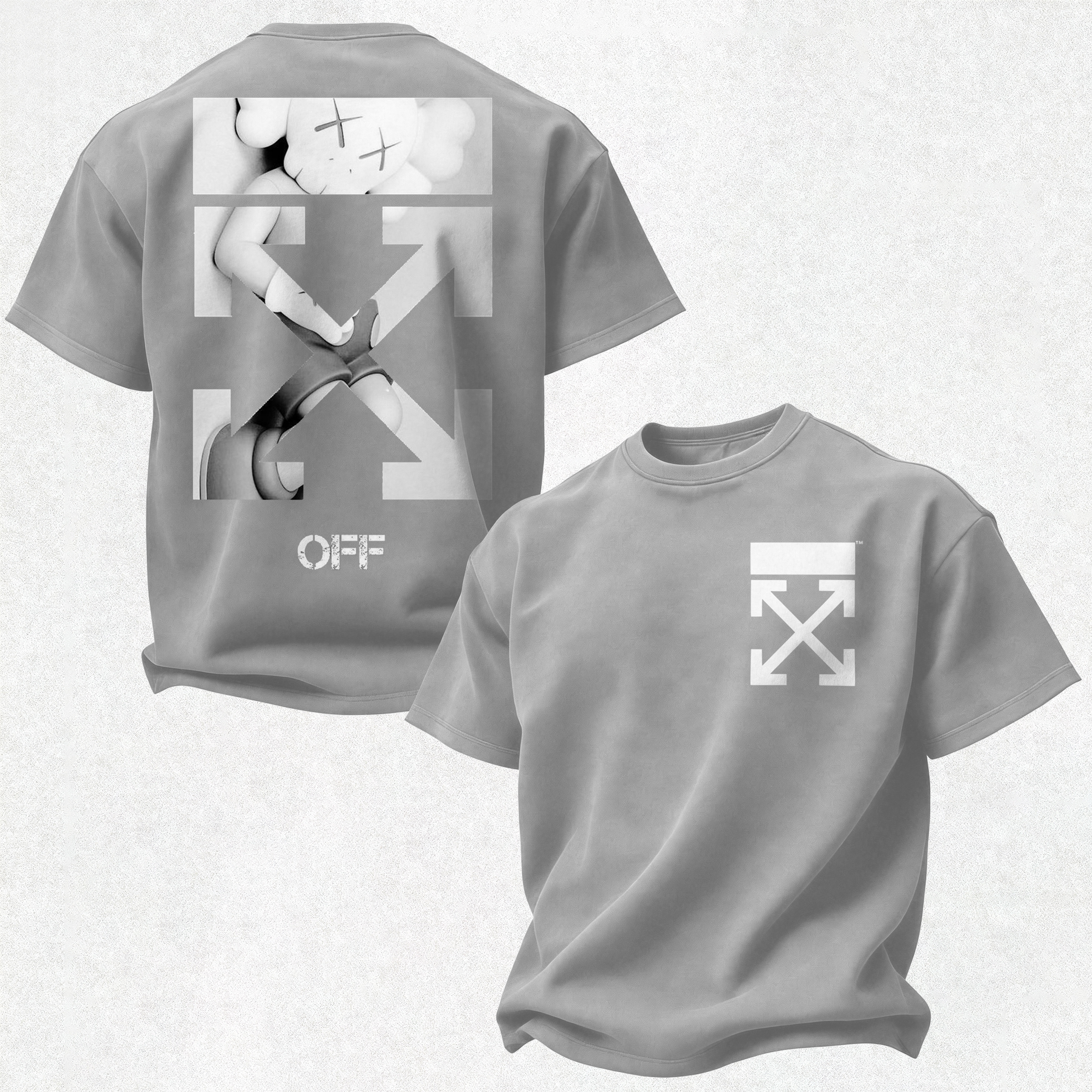 Off-White Printed Oversized Unisex T-shirt