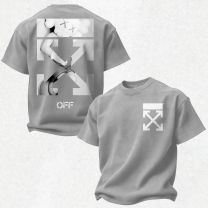Off-White Printed Oversized Unisex T-shirt