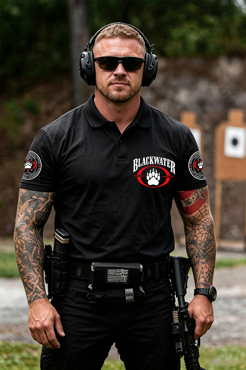 Blackwater Printed Men's Polo Shirt