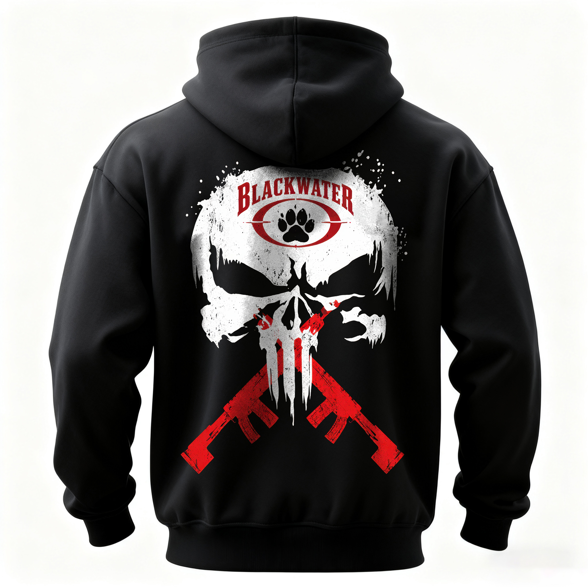 Blackwater Skull Printed Men's Hoodie