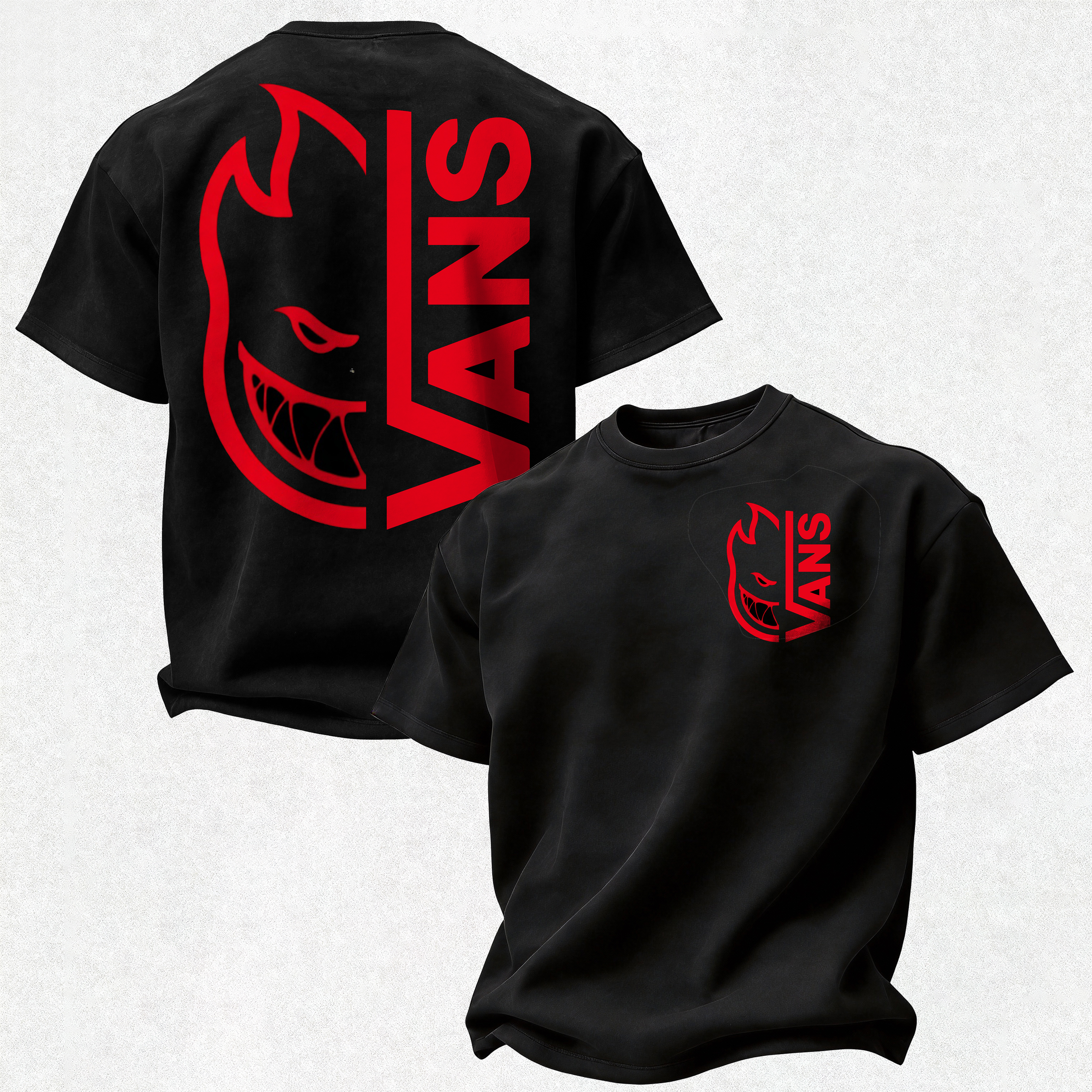 Street Fashion x Spitfire Wheels Printed Oversized Unisex T-shirt