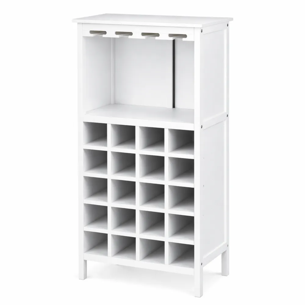 Credenza in Legno per Cucina con Cantinetta e Portabottiglie