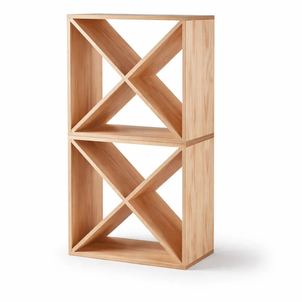 Cantinetta per vino in legno, 52x25,5x104 cm, scaffale rustico salvaspazio per bottiglie