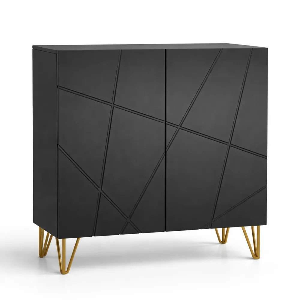 Scarpiera Salvaspazio con Ripiani Regolabili e Chiusura Ammortizzata, Nero