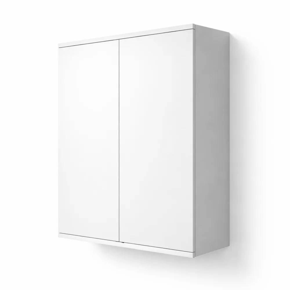 Specchio contenitore bianco per bagno 60x68 cm