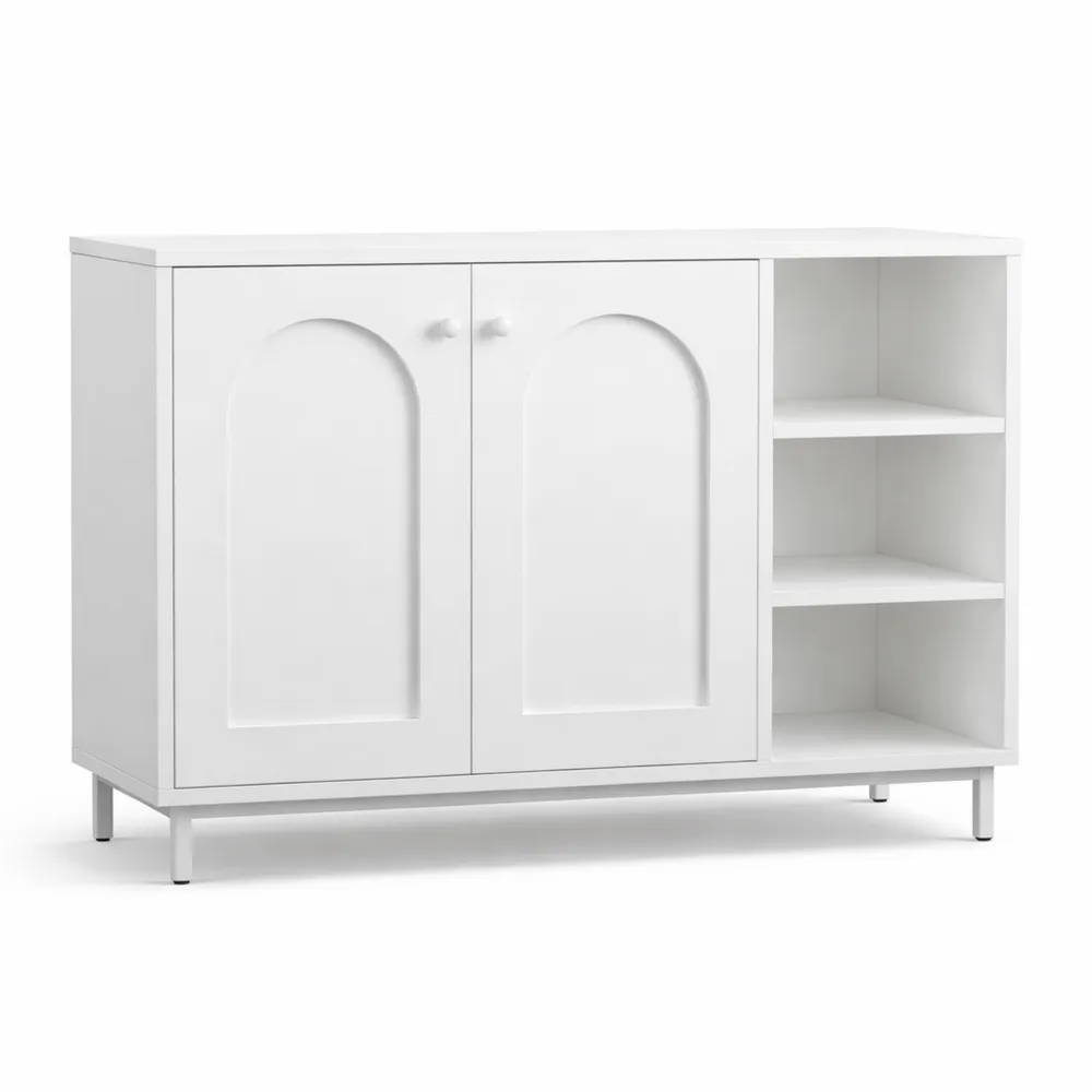 Mobile da Bagno Autoportante con Ripiani Regolabili