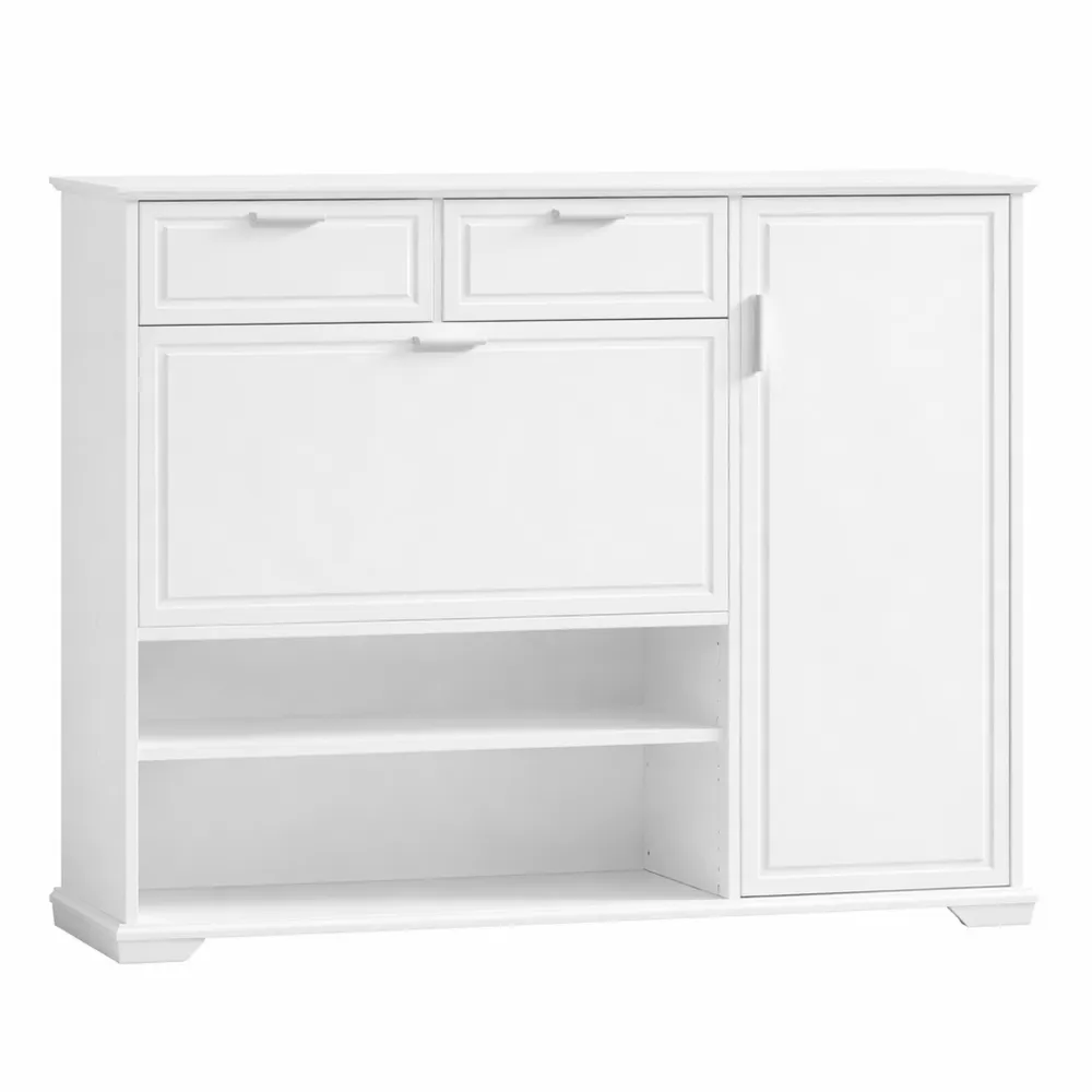 Scarpiera Slim Salvaspazio Moderna con Cassetto e Anta