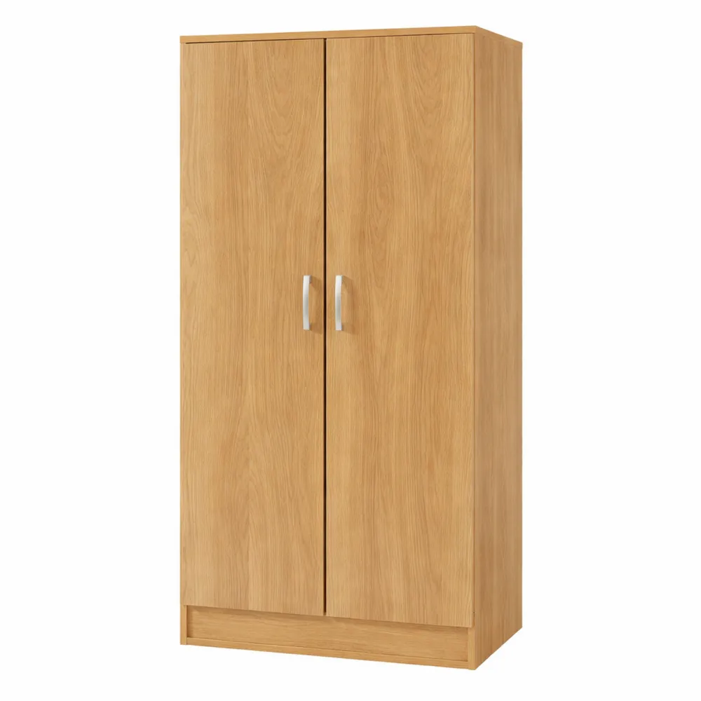 Scarpiera legno 2 ante e ripiani regolabili