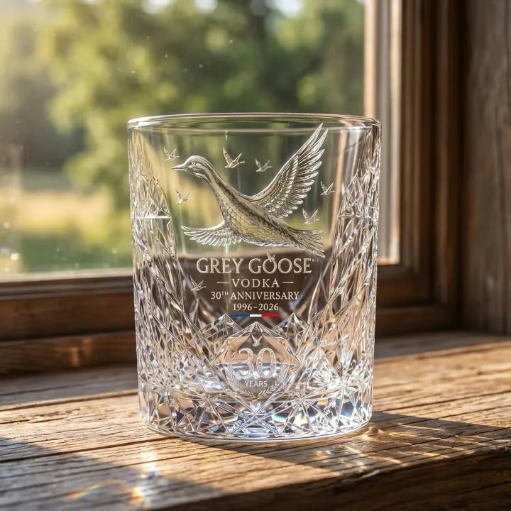 Grey Goose 30 Years Crystal Tumbler