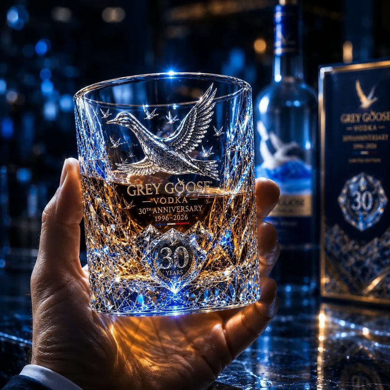 Grey Goose 30 Years Crystal Tumbler
