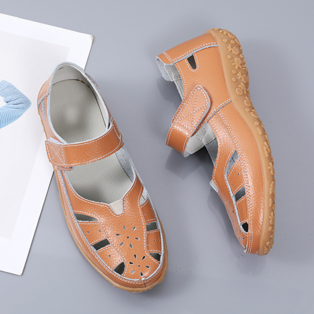 Uniqcomfy Wide Toe Box and Wide Size Leather Shoes