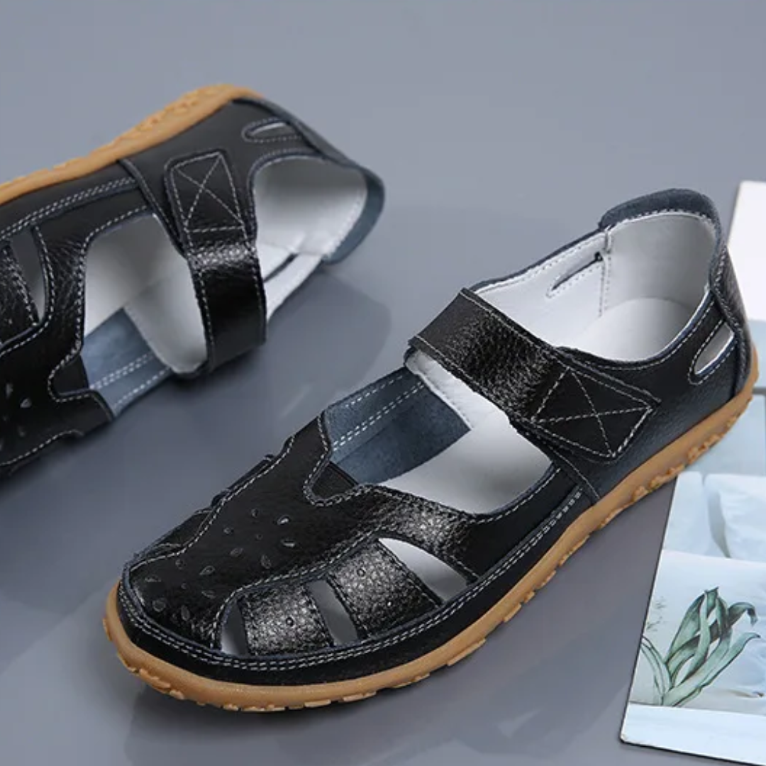 Uniqcomfy Wide Toe Box and Wide Size Leather Shoes