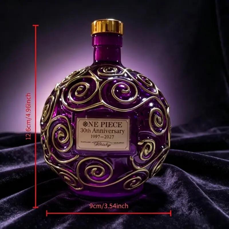 Unique Swirl Ball Whiskey Decanter, Creative Glass Liquor Bottle, Premium Decorative, Ideal Gift for Him, Man Cave & Bar Ornament, Home Bar Accessories