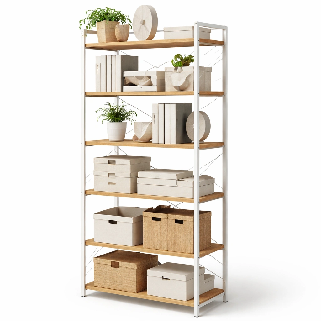 Metallregal mit holzboeden-kerlnova