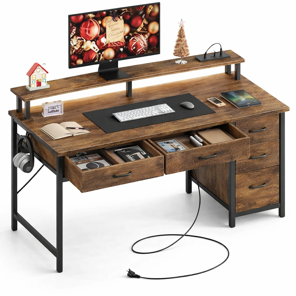 Schreibtisch mit schubladen-kerlnova