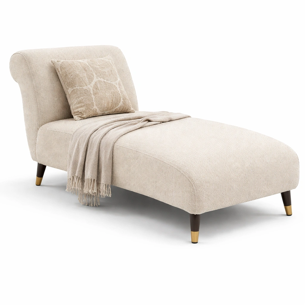 Chaise longue beige elegant-kerlnova