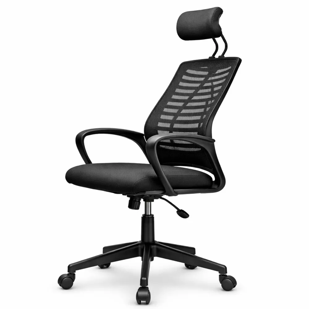 Sedia da Gaming Ergonomica con Rete Traspirante e Poggiatesta Regolabile