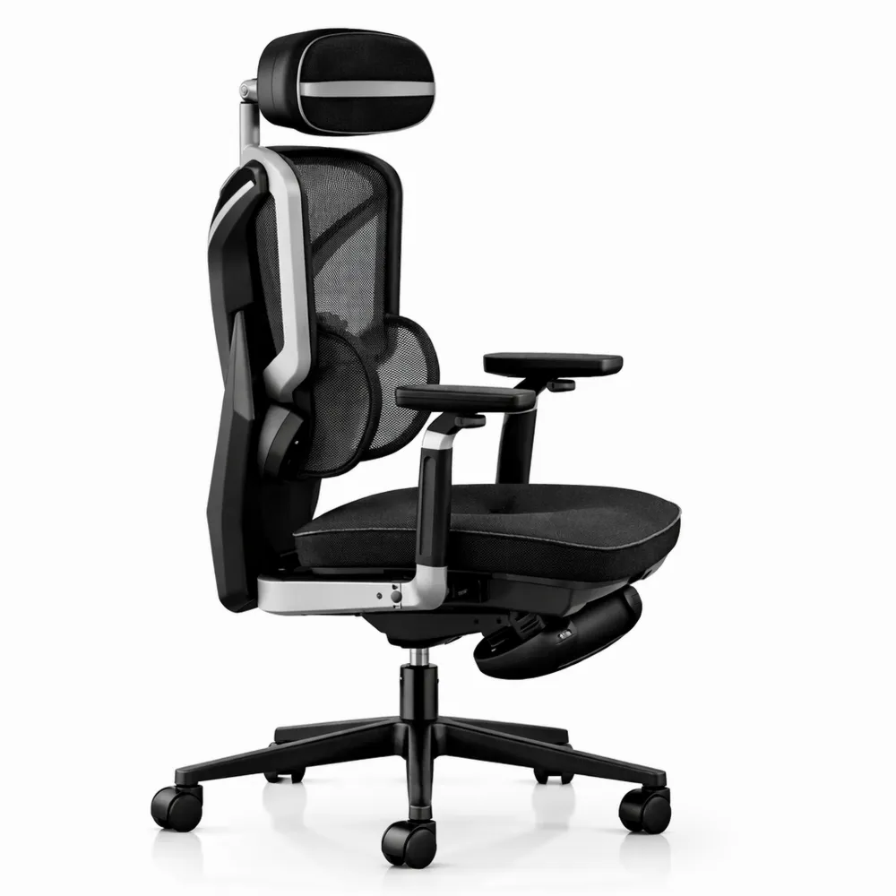 Sedia da Gaming Ergonomica con Supporto Lombare, Braccioli 720° e Schienale Reclinabile