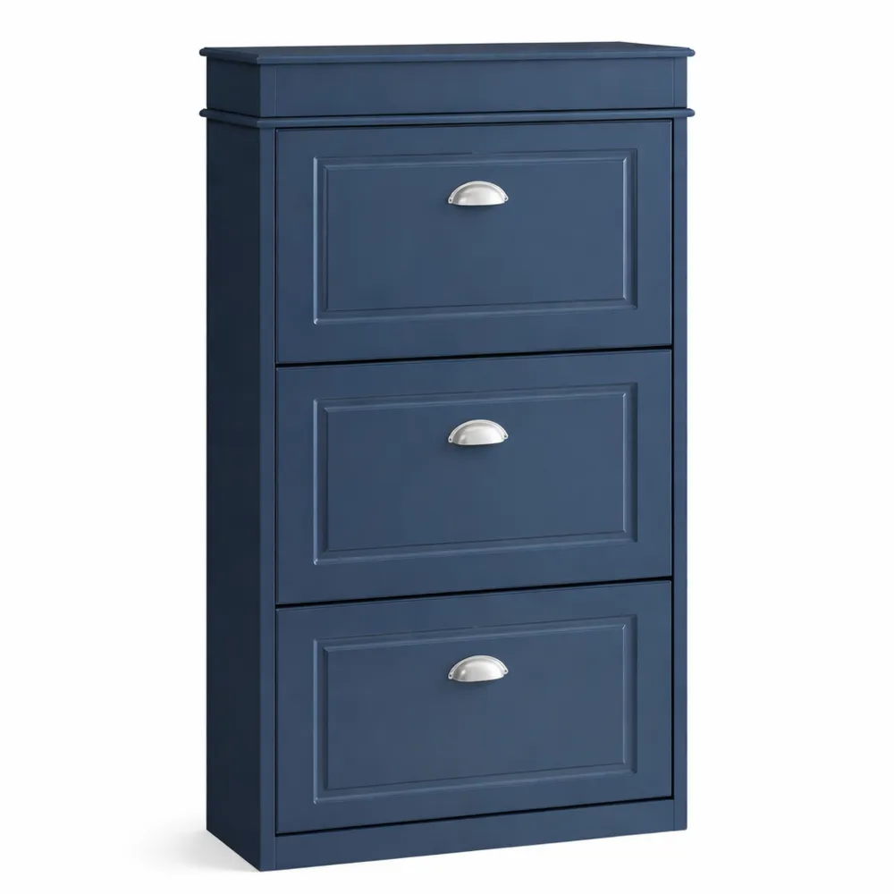 Scarpiera Slim con Cassetto e Ganci per Ingresso