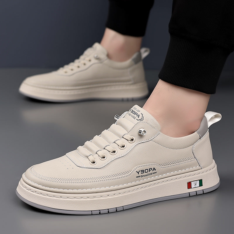 Men's Genuine Leather Sneakers