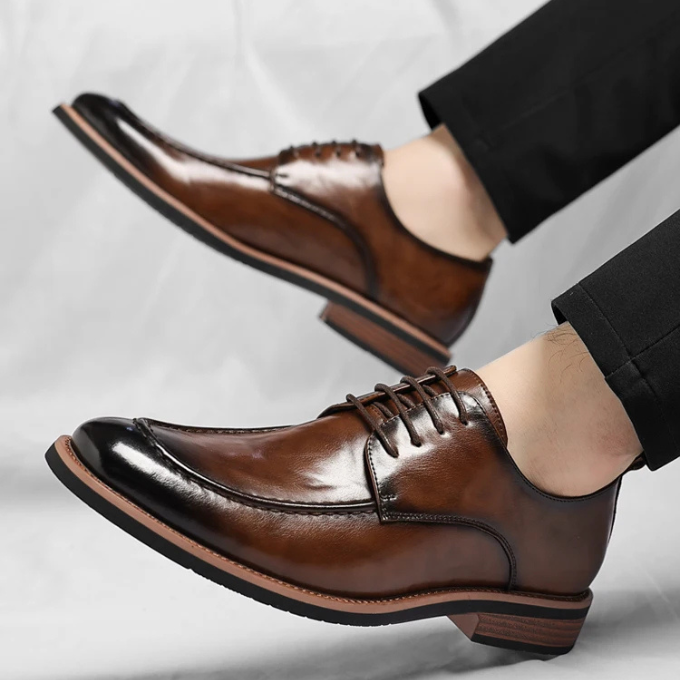 Men's Italian Handmade Oxford Dress Shoes