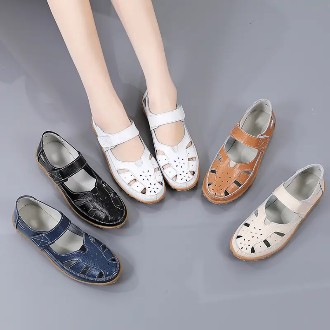 Uniqcomfy Wide Toe Box and Wide Size Leather Shoes