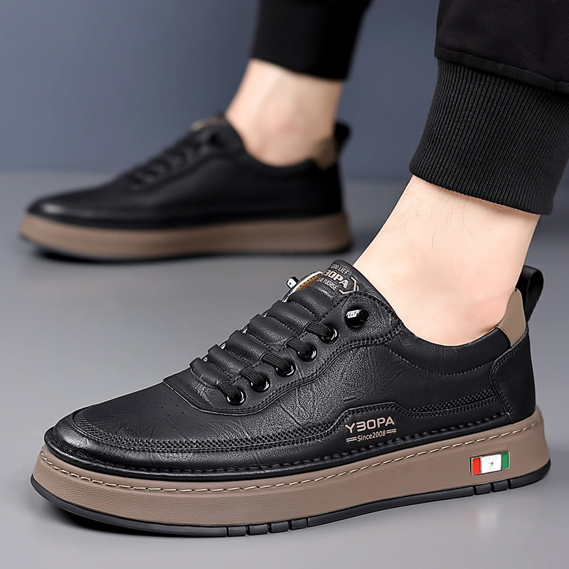 Men's Genuine Leather Sneakers