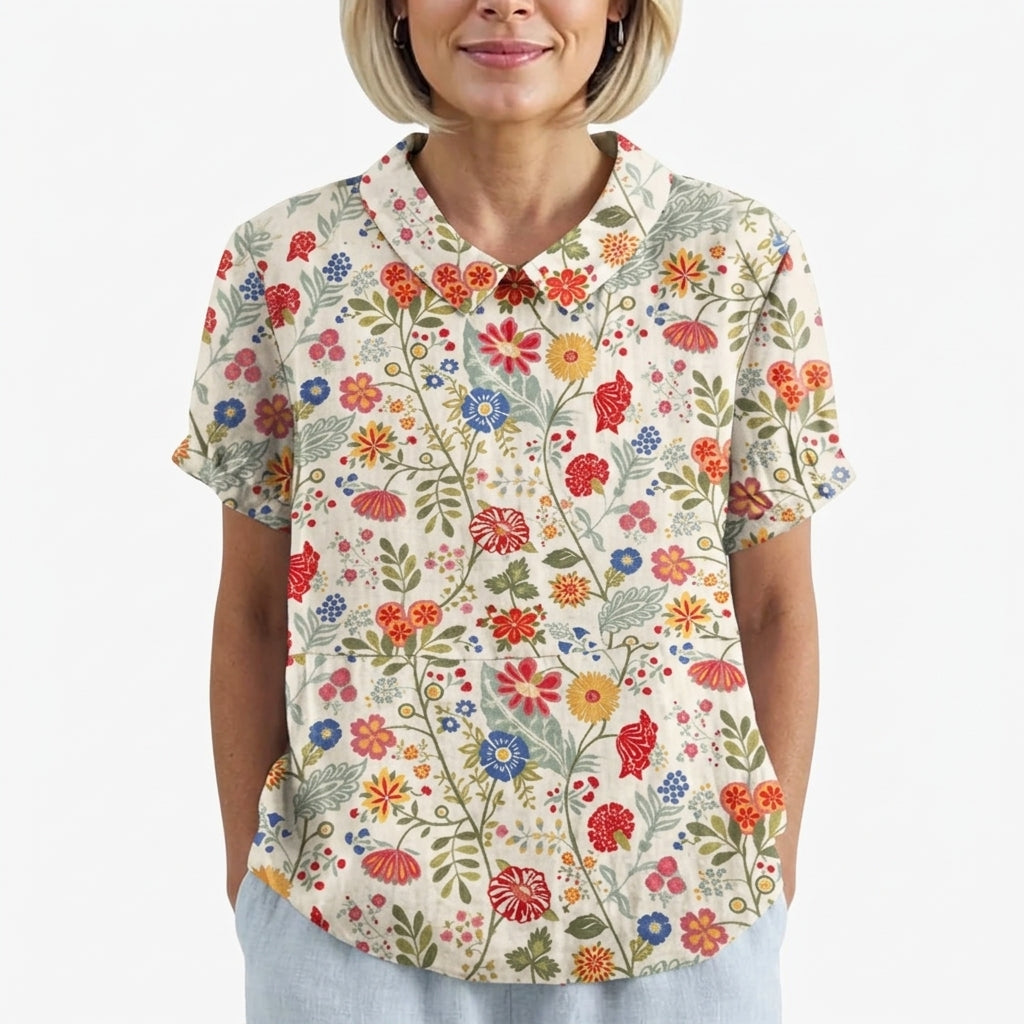  Vintage linen blouse
