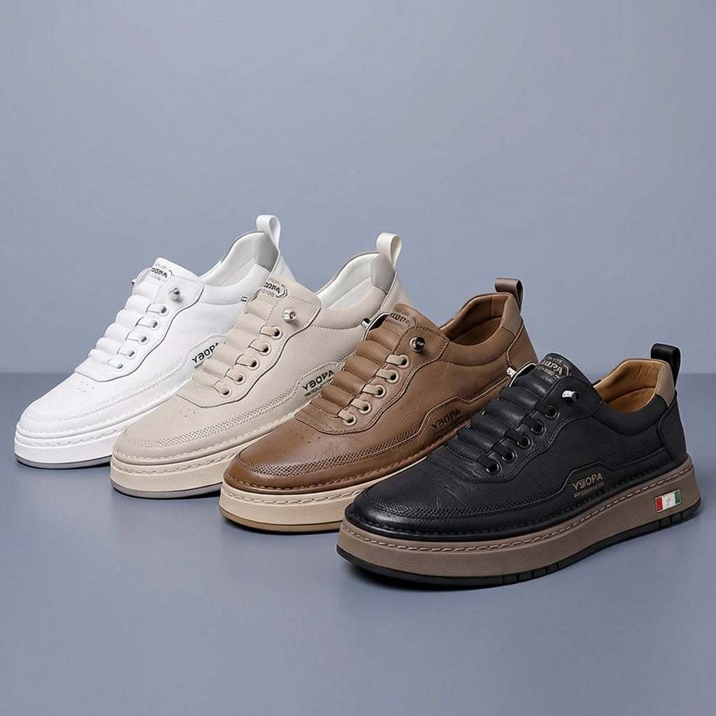 Men's Genuine Leather Sneakers