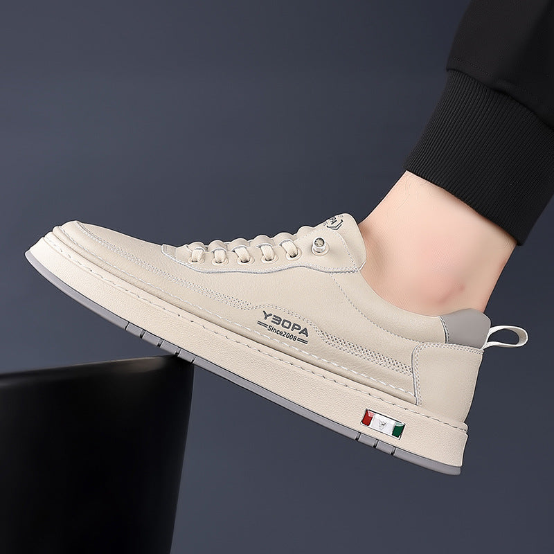 Men's Genuine Leather Sneakers