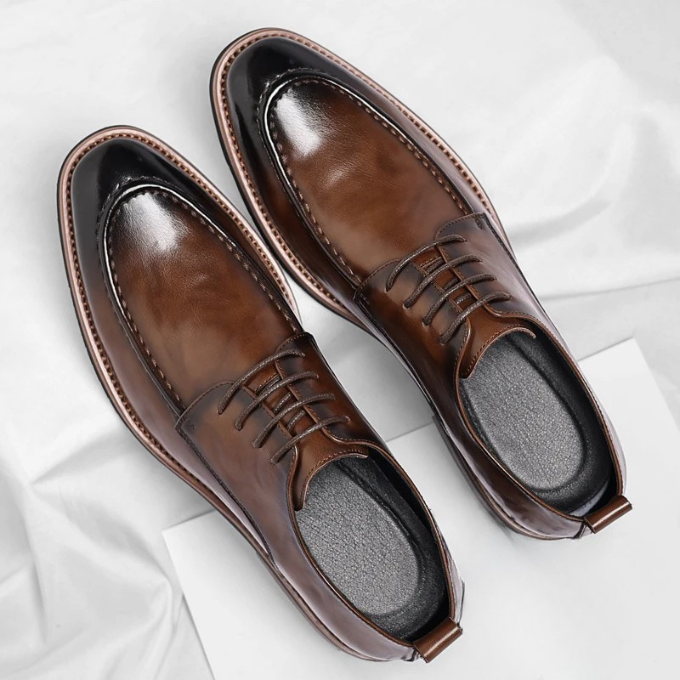 Men's Italian Handmade Oxford Dress Shoes