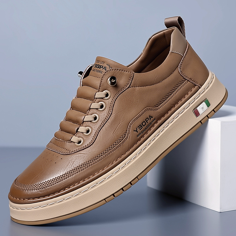Men's Genuine Leather Sneakers