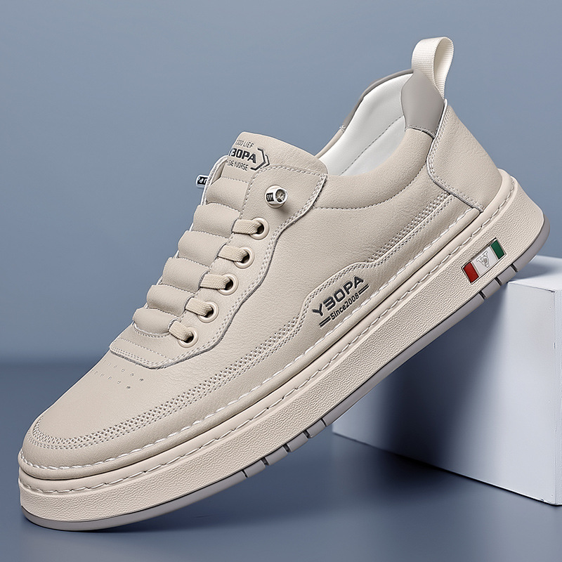 Men's Genuine Leather Sneakers