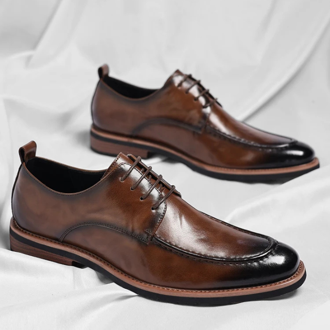 Men's Italian Handmade Oxford Dress Shoes